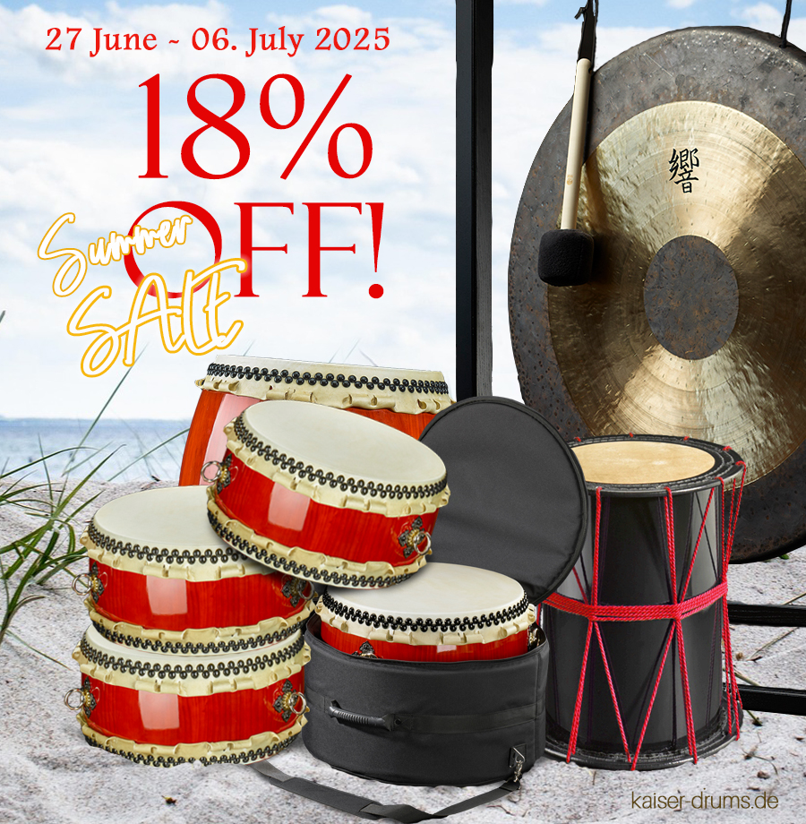 Summer SALE bei KAISER DRUMS ✨  -18% discount