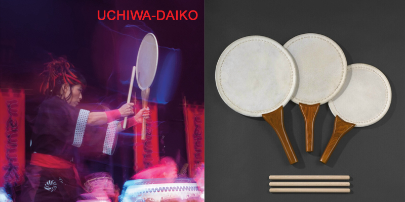 Uchiwa-Daiko (�24cm, 27cm, 30cm & 39cm)  95� / 105� / 130� / 195�